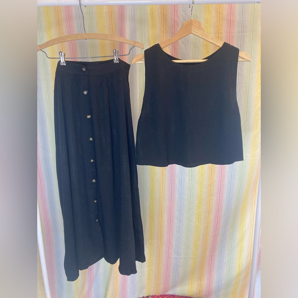 Petal & Pup black midi skirt - TOP LISTED SEPARATELY